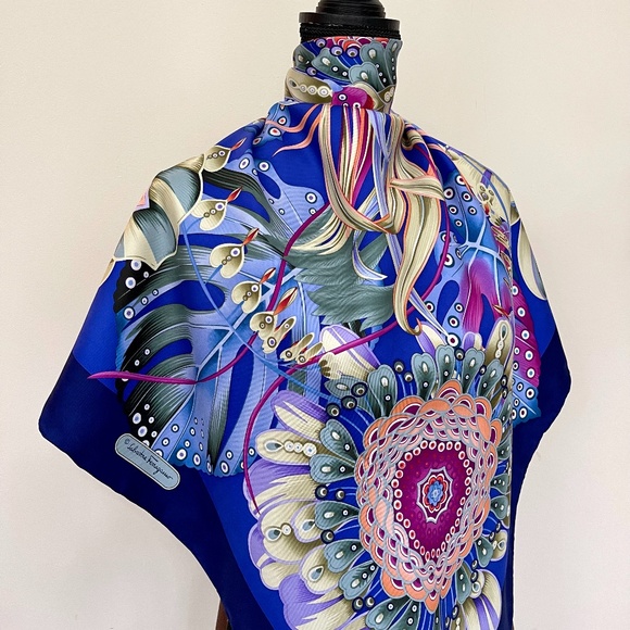 Salvatore Ferragamo Silk Scarf - Picture 4 of 16